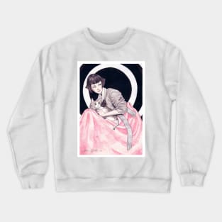 kitty girl Crewneck Sweatshirt